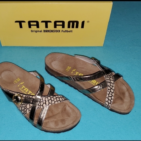 NEW Tatami "TREADY" by Birkenstock slip on sandals - Picture 2 of 6